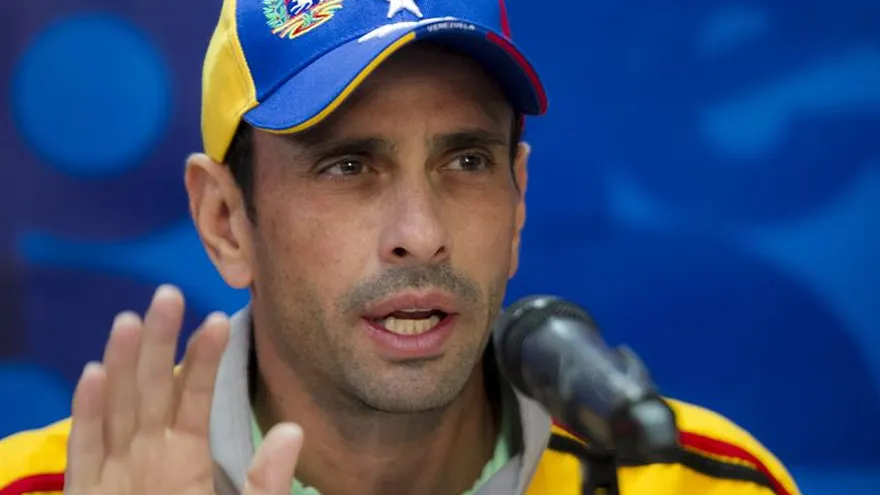 El líder opositor venezolano Henrique Capriles.