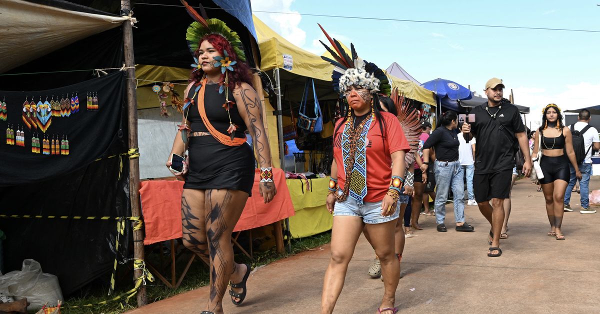 Indígenas llegan a Brasilia en reclamo por tierras