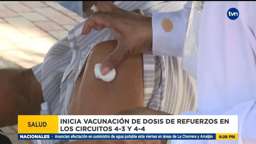 Arranca aplicación de terceras dosis en circuitos de Chiriquí