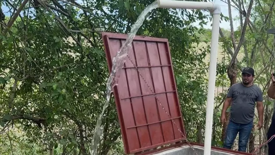 Habilitan pozo rural en la comunidad de El Aromo