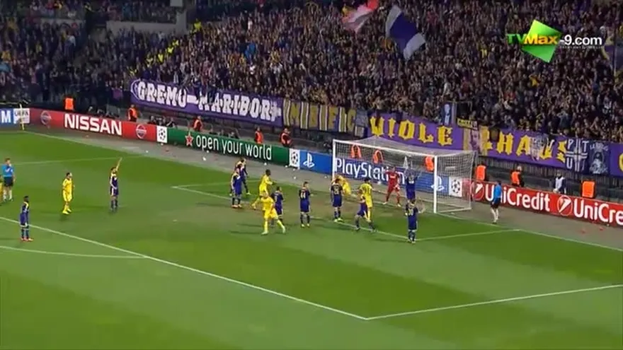 Gol de Matic / Maribor 1 - 1 Chelsea