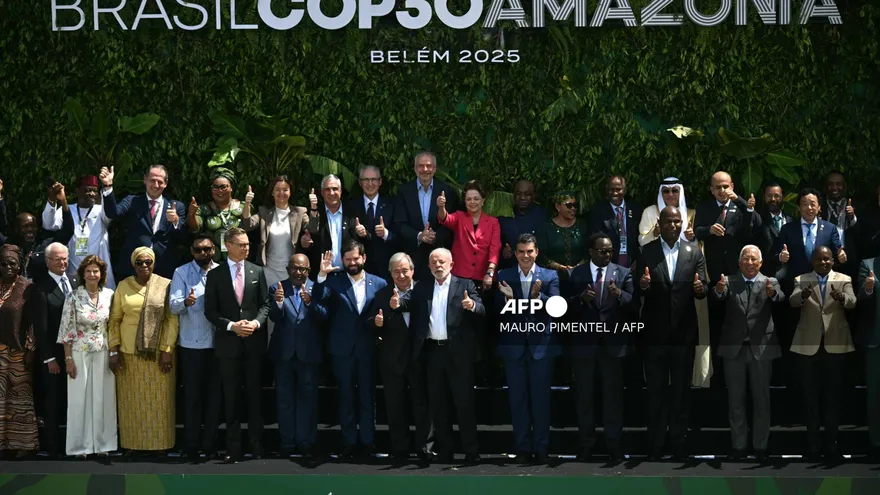 Líderes de la COP30 realizada en Brasil
