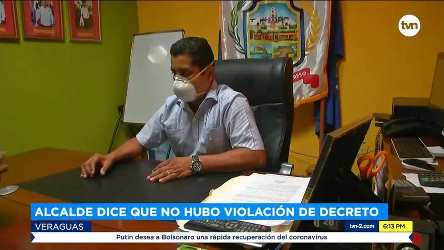 El Alcalde de Río de Jesús, niega que hubo fiesta en su casa