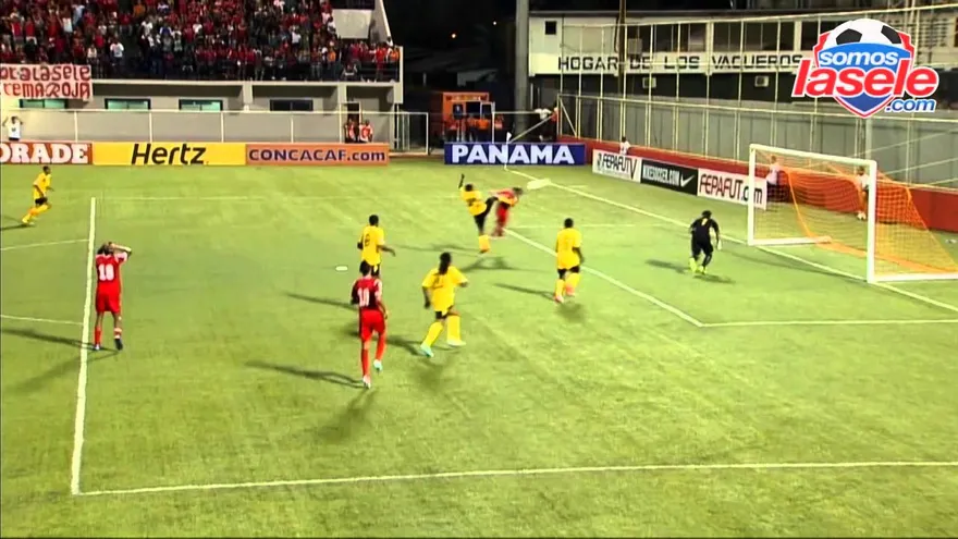 Gol de empate de Panamá ante Jamaica 1-1