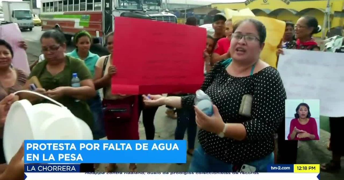 Residentes de varias comunidades en La Chorrera protestan por falta de ...