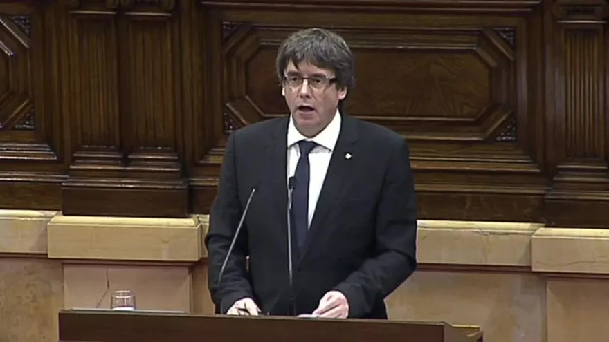 Presidente catalán pidió suspender declaración de independencia