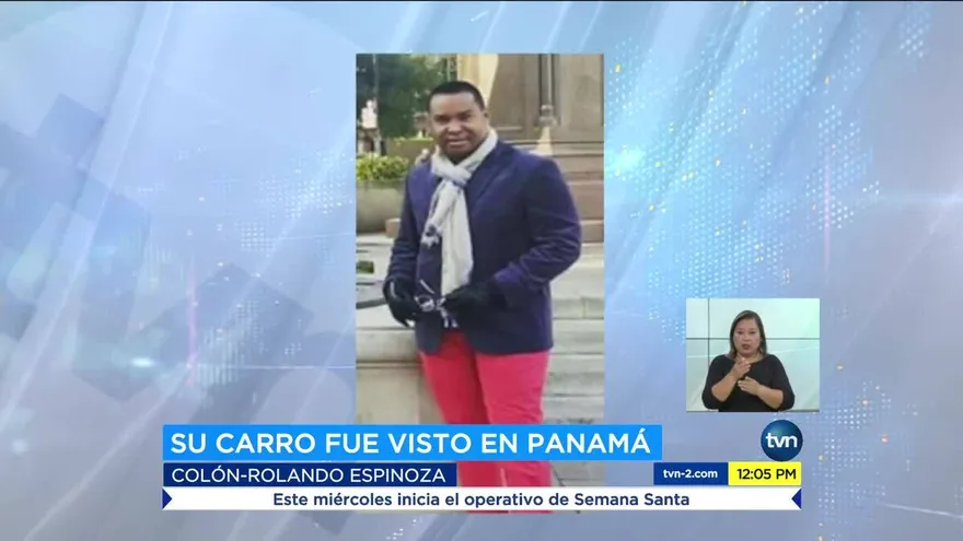 Alcaldía de Colón evalúa otorgar recompensa por información sobre Theodore Anderson