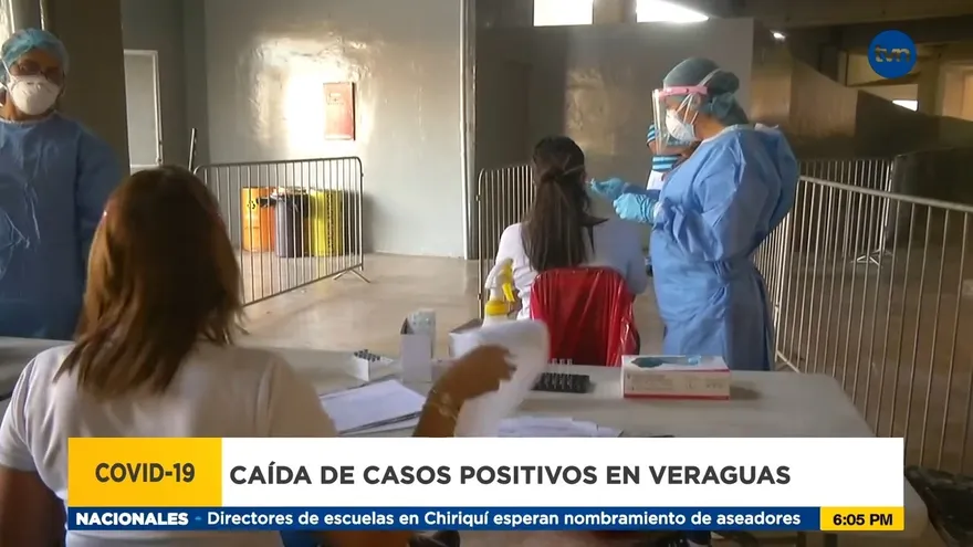 Bajan los contagios de COVID-19 en Veraguas