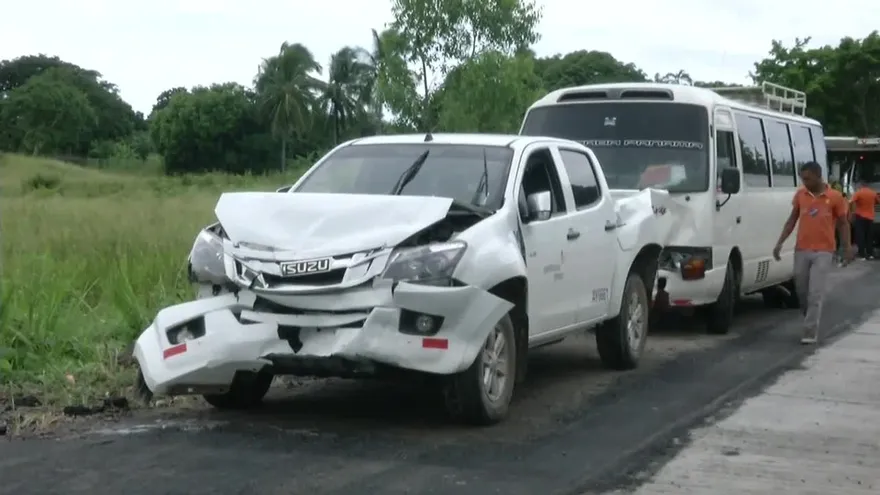 15 heridos tras accidente de tránsito en Coclé