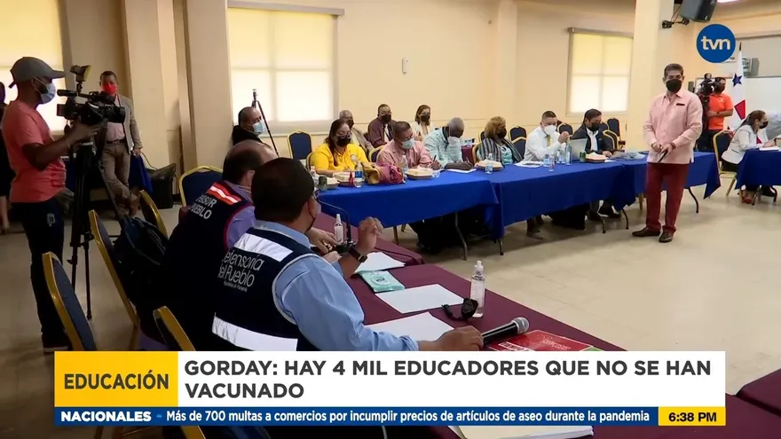 Todavía hay docentes sin vacunarse contra la covid-19