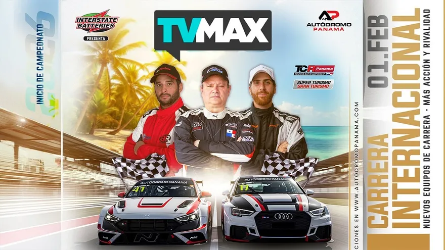 CARRERA INTERNACIONAL - AUTODROMO PANAMÁ - TCR | EN VIVO | TVMax