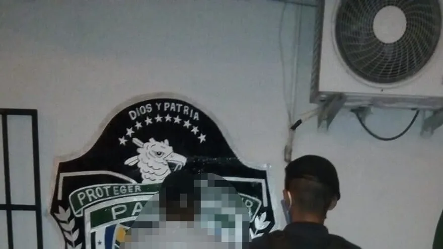 Una de las personas retenidas