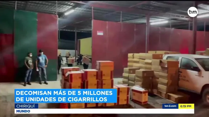 Decomisan contrabando de cigarrillos en Chiriquí