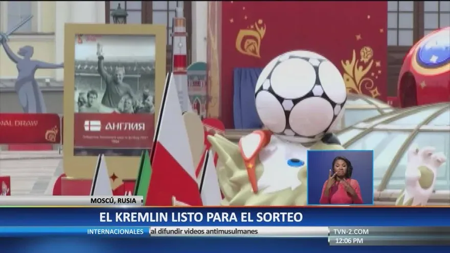 El Kremlin listo para el Sorteo Rusia 2018
