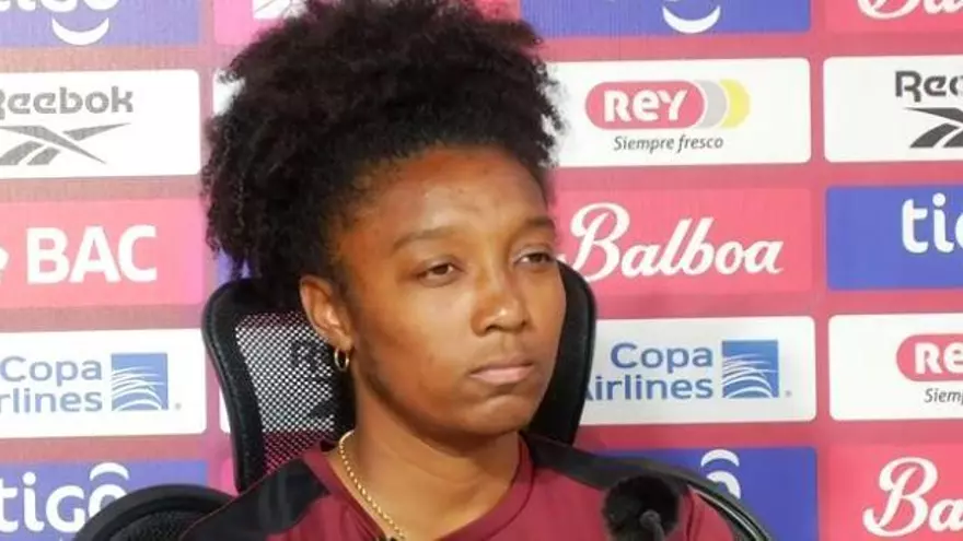 Marta Cox jugadora de la selección femenina de Panamá