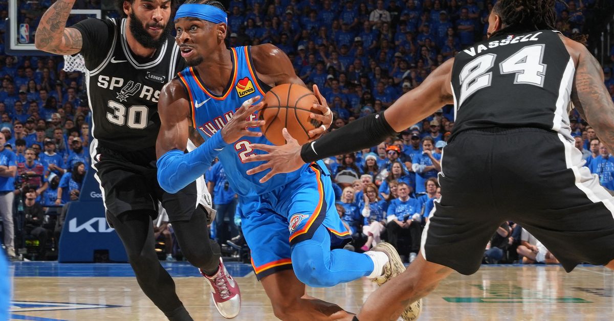 NBA resultados: Gilgeous-Alexander anota 30 puntos y Thunder empata final del Oeste ante Spurs