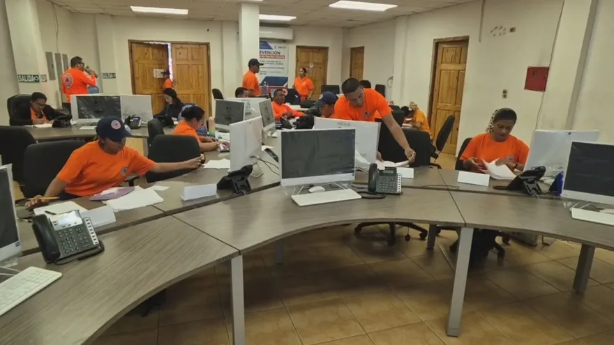 Centro de Monitoreo del Sistema Nacional de Protección Civil en Chiriquí