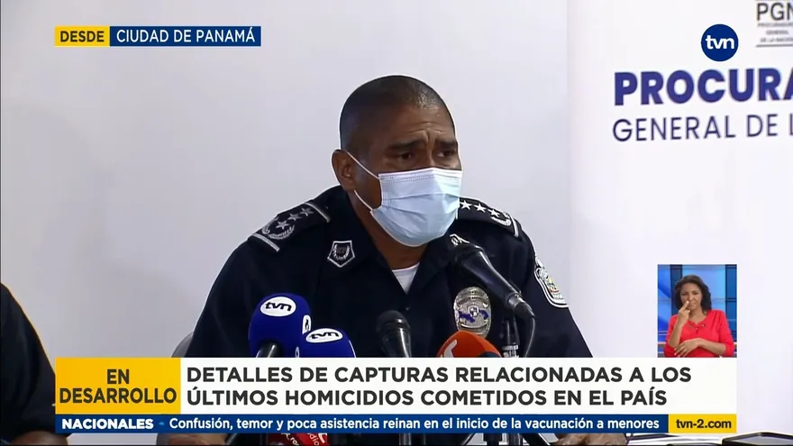 Policía Nacional rinde informe sobre capturas relacionadas a homicidios