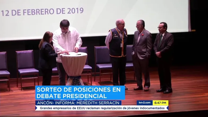 Revelan posiciones de intervención en el primer debate presidencial