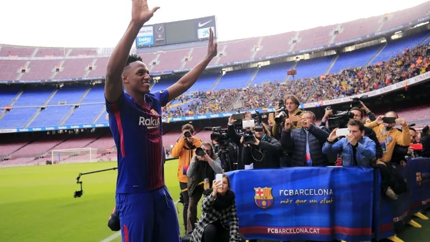 Yerry Mina: “ Estar en el Barcelona es un sueño cumplido”