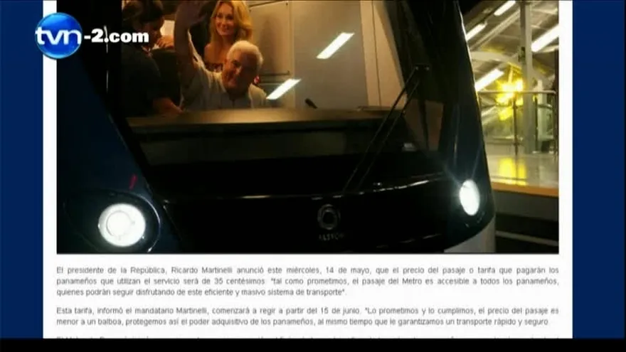 Pasaje del Metro será de 35 centavos
