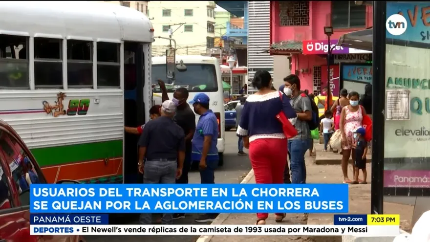 Quejas de los usuarios del transporte público también llegan al sector Oeste