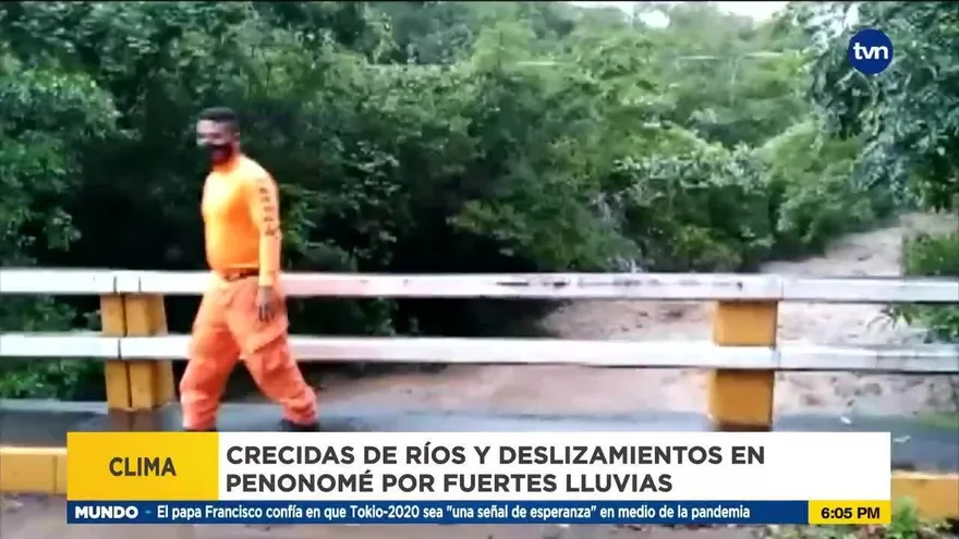 Lluvias dejan deslizamiento de tierra y desbordamiento de ríos en Coclé