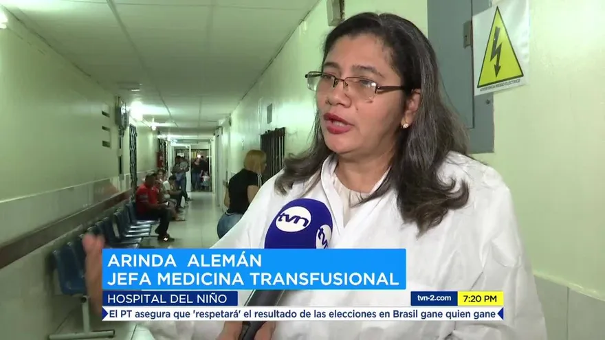 Piden a los panameños donar al Banco de Sangre del Hospital del Niño