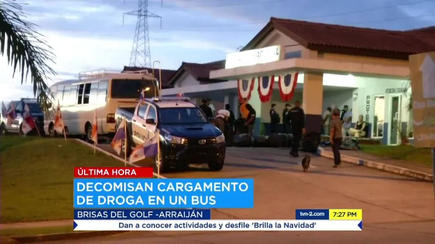 Decomisan 29 sacos de drogas en vehículo en Arraiján