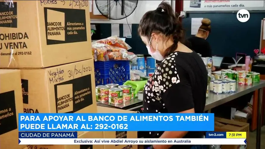 Para apoyar al banco de alimentos visite la página www.banalimentospty.com