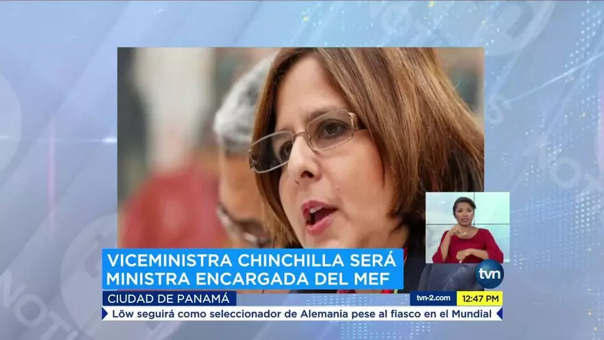 Designan a Varela de Chinchilla como ministra de Economía y Finanzas encargada