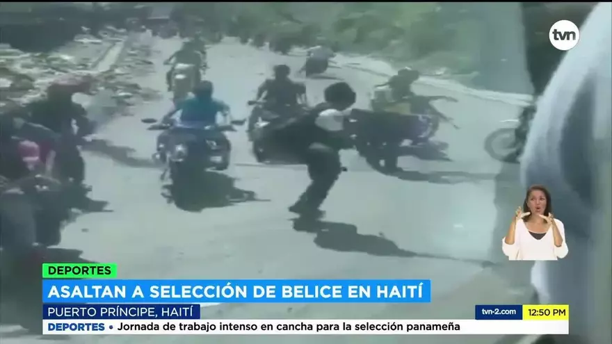 Minutos de terror vivió la Selección de Belice a su llegada a Haití
