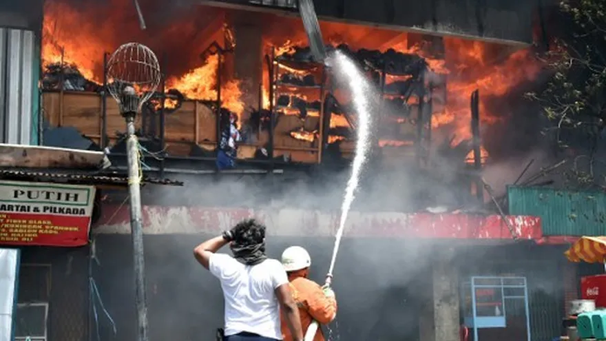El incendio arrasó el histórico mercado