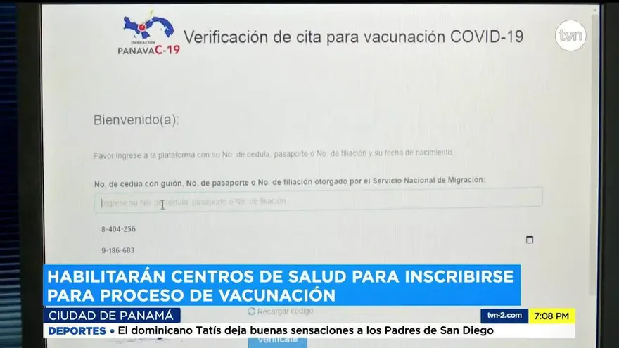 Realizarán inscripciones de vacunación de forma manual