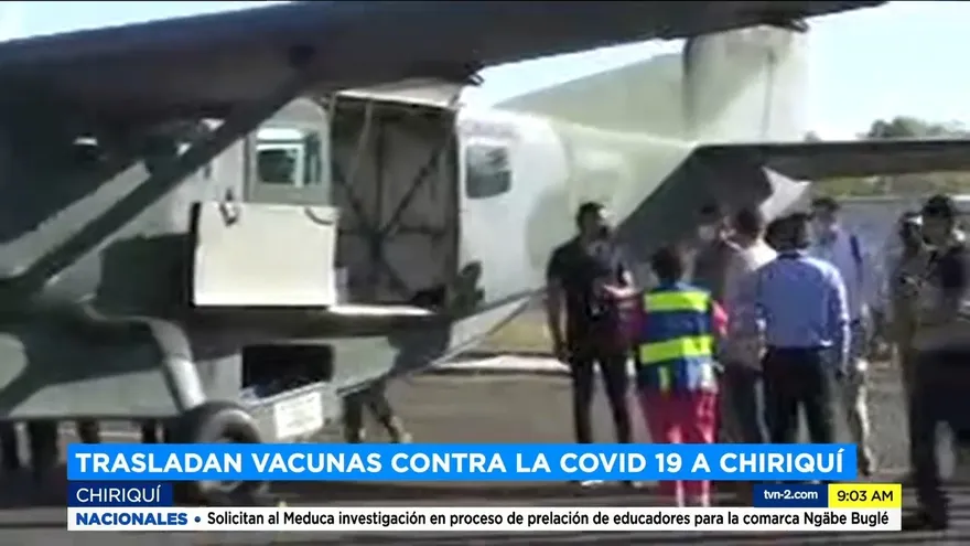 Llegan dosis de vacuna contra la COVID-19 a Chiriquí