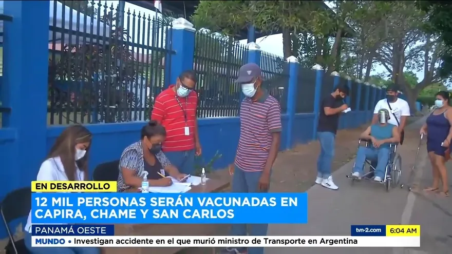 La vacunación se traslada a Panamá Oeste