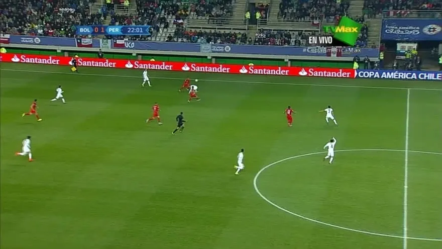 Gol de Perú 2-0 Bolivia