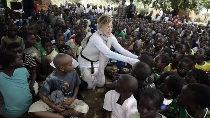 La estrella estadounidense del pop Madonna