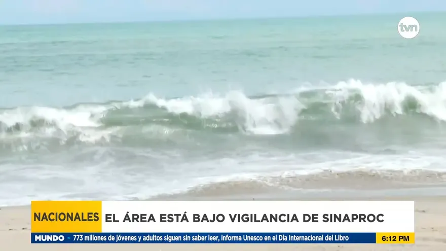 Oleajes en playas de Coclé