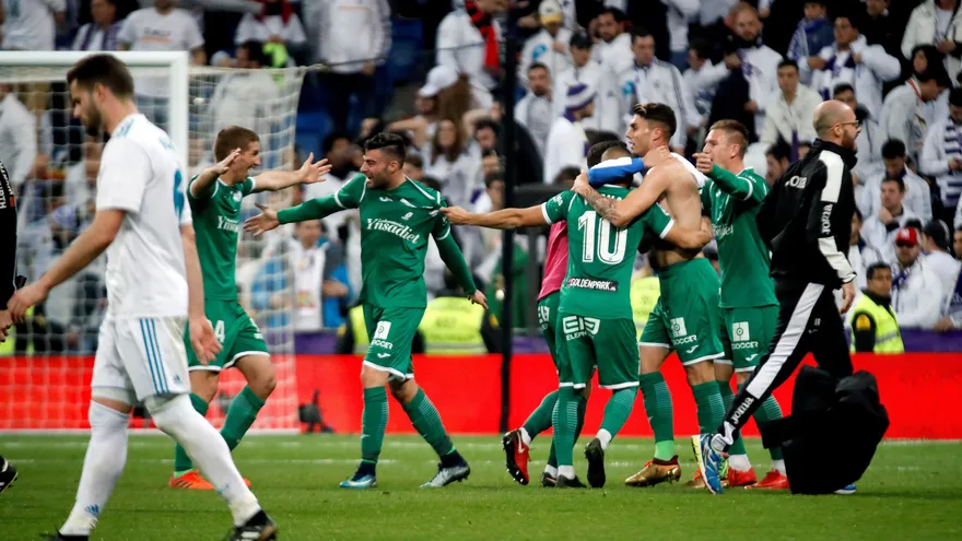 Leganés saca al Real Madrid de la Copa del Rey