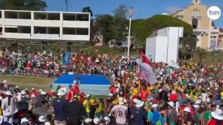 Panameños participan de la JMJ en Lisboa, Portugal