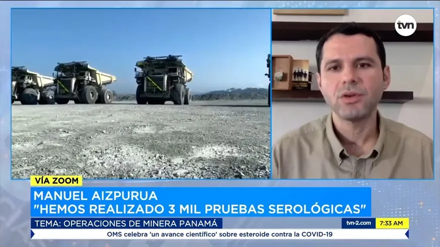 Situación de la COVID-19 en Minera Panamá