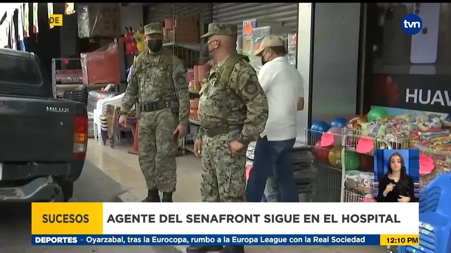 Agente del Senafront se mantiene hospitalizado