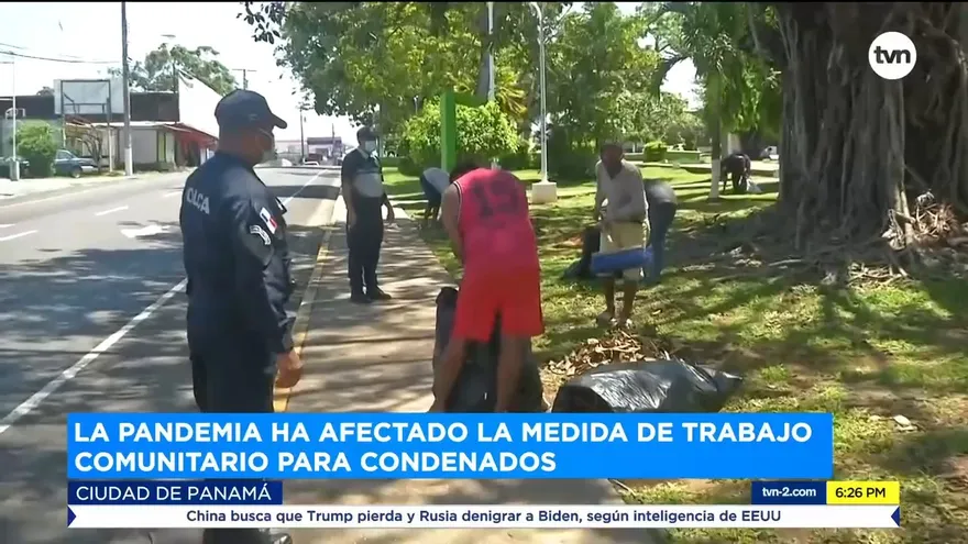 Pandemia afecta medida de trabajo comunitario para condenados