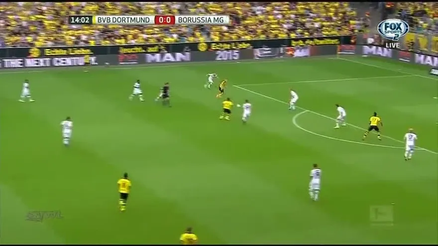 Goleada del Borussia Dortmund 4-0 al Borussia Moenchengladbach