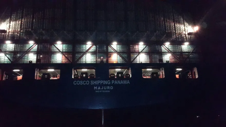 Portacontenedores Cosco Shipping Panama está en aguas panameñas