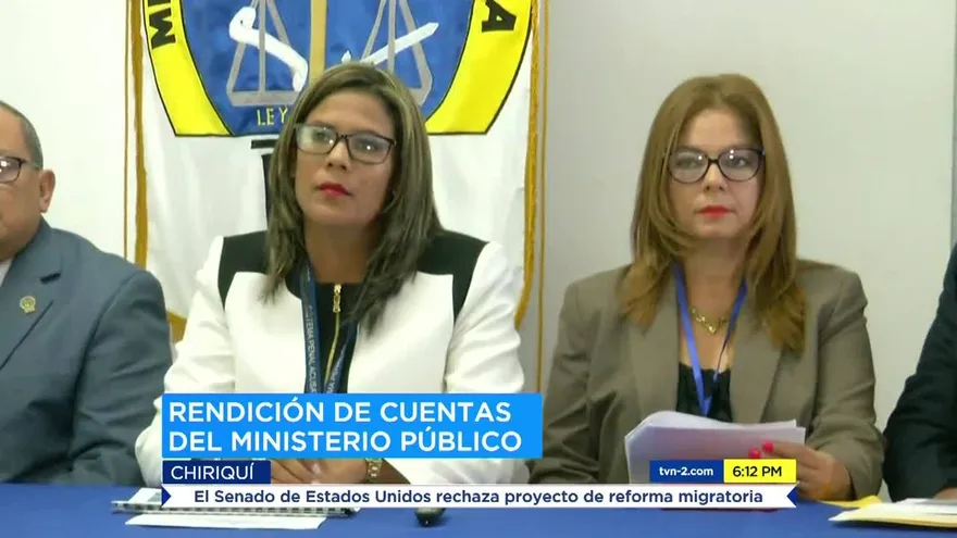 Ministerio Público rinde cuentas en Chiriquí