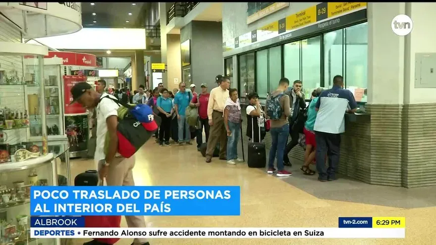 Pocos viajeros al interior por temporada de carnaval