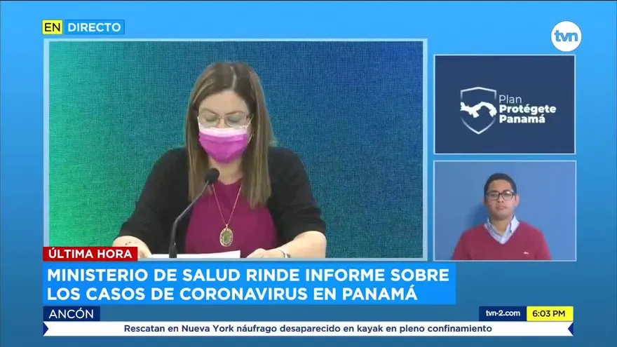 Se registran 141 fallecidos y  4,821 casos positivos por COVID-19 en Panamá