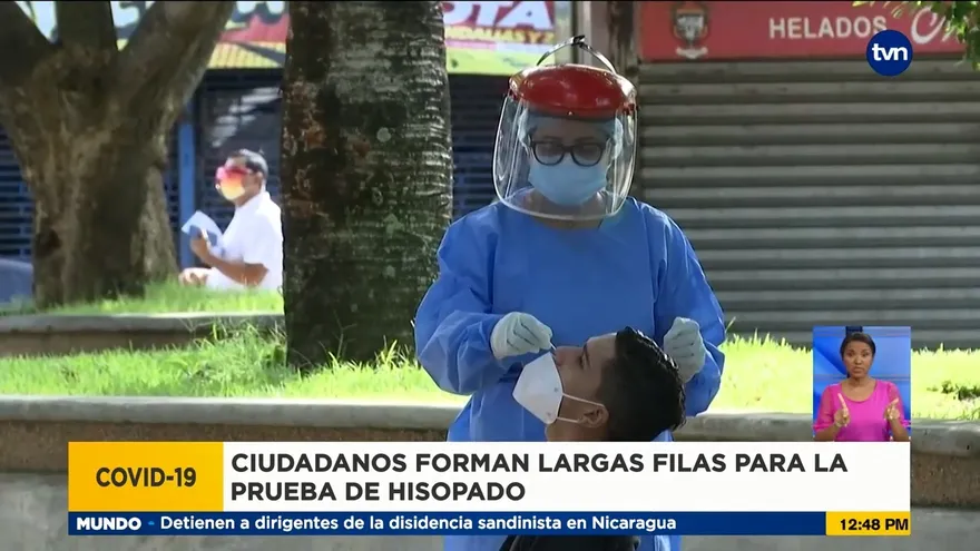 Personas se siguen hisopando para poder salir de la provincia de Chiriquí